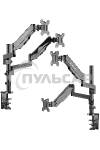 Кронштейн (держатель) ONKRON G140 для двух мониторов 13
