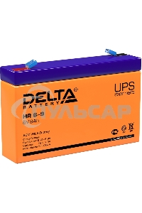 Батарея Delta HR 6-9 (634W) (6V, 9Ah)