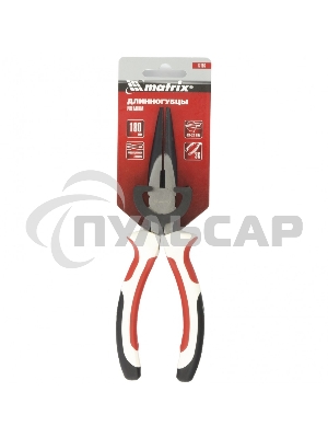 Длинногубцы Matrix Premium, 180 мм, прямые, трехкомпонентные рукоятки
