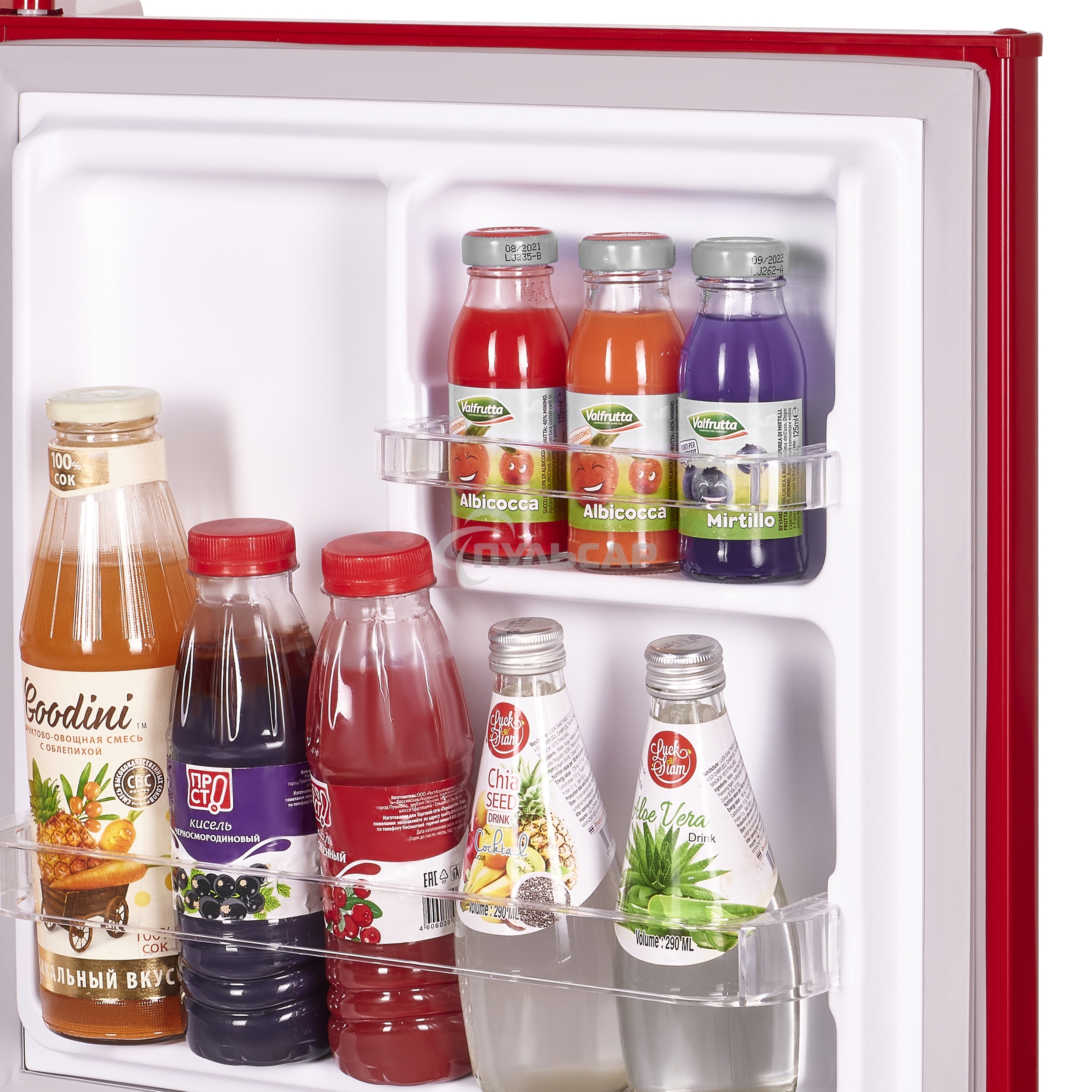 Холодильник Maunfeld MFF50RR красный однокамерный 50л