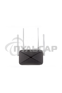 Беспроводный маршрутизатор Mercusys AC12, Dual Band, (867Мбит/с на 5 ГГц + 300Мбит/с на 2,4 ГГц)4 порта 100 Мбит/с, 4 фиксированных антенны