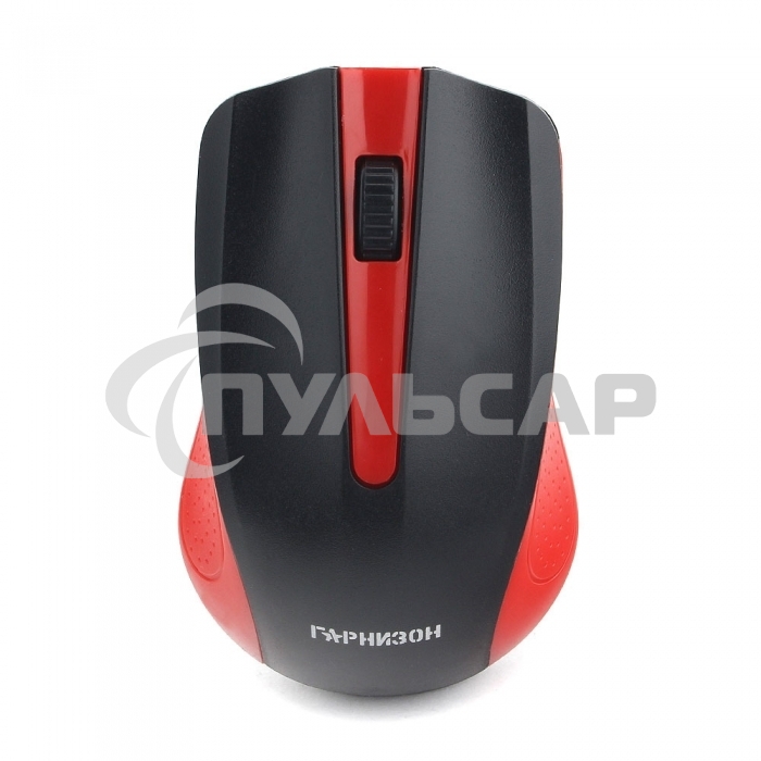 Мышь беспроводная Гарнизон GMW-430R красный, 1200 dpi, радиоканал, USB, кнопки - 3