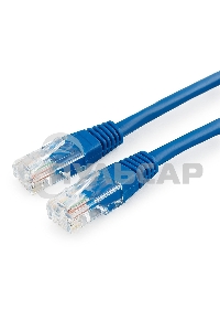 Патч-корд UTP Cablexpert кат.5e 0.25м, литой, многожильный, синий