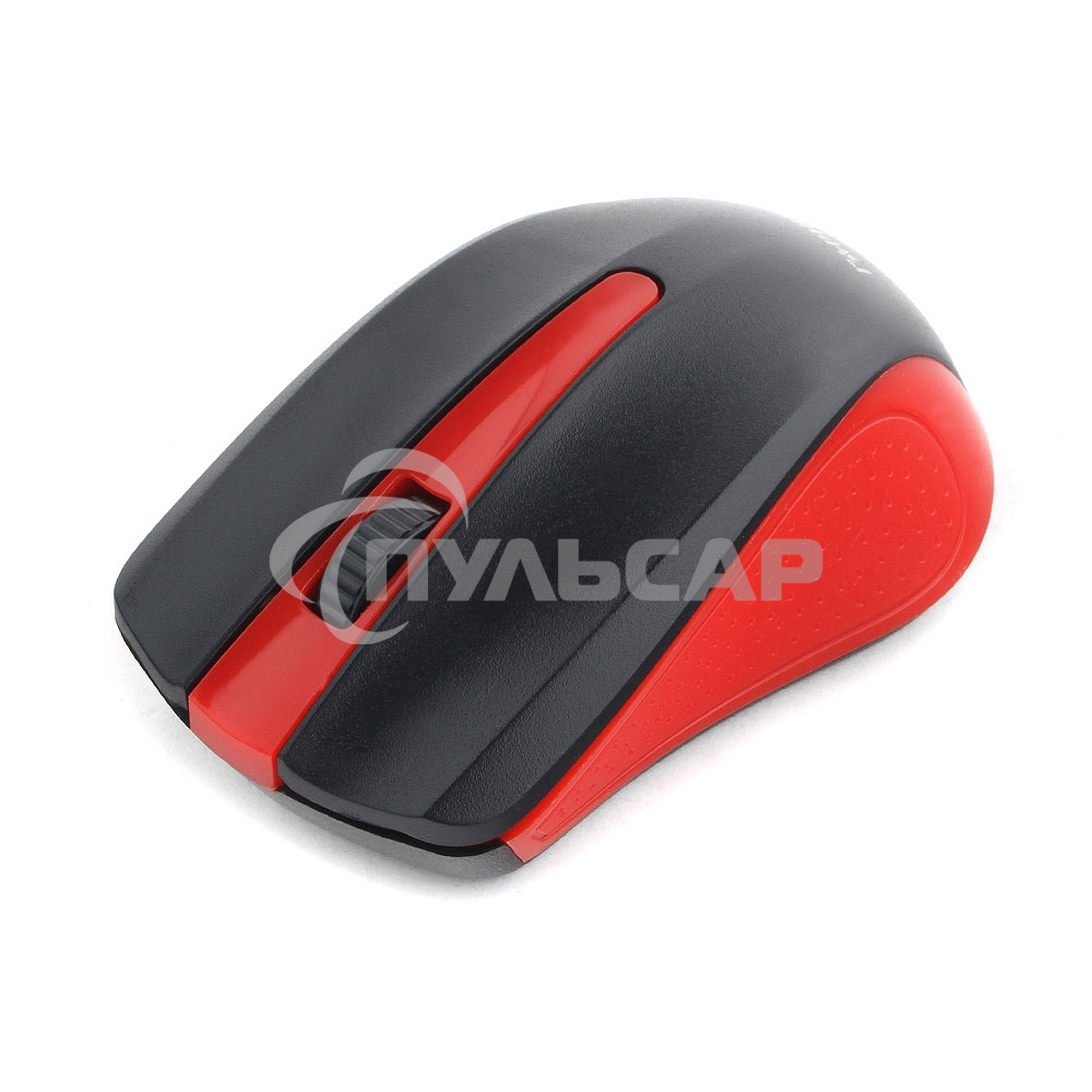 Мышь беспроводная Гарнизон GMW-430R красный, 1200 dpi, радиоканал, USB, кнопки - 3