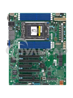 Материнская плата серверная Supermicro MBD-H12SSL-I-B, SP3, AMD EPYC 7002/7003, 8xDDR4, 8xSATA, 2xM.2, 5xPCIe x16, 2xPCIe x8, 2x1Gb LAN, 4xUSB 3.2 Gen 1, 1xVGA, ATX
