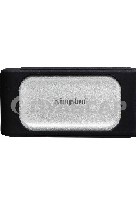 Внешний SSD Kingston XS2000, 2TB, USB 3.2 Gen 2x2 Type-C, R/W 2000/2000, серебристый