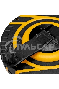 Рулетка геодезическая 20 м х 15 мм, закрытый корпус, фиберглассовая лента Denzel