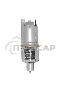 Вибрационный СИБРТЕХ насос СВН300Н-15 нижний забор 300 Вт напор 75 м 1200 л/ч кабель 15 м 99306