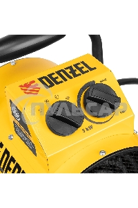 Тепловая пушка Denzel SFH-5000, 230 В, 400 м3/ч, 3 реж. вентилятор, 3000/4500 Вт