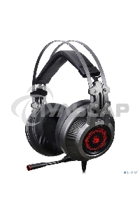 Наушники с микрофоном A4Tech Bloody J527 серый 2м мониторные USB оголовье (J527)