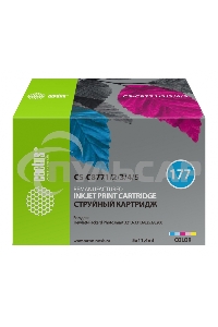 Картридж струйный Cactus CS-C8771/2/3/4/5 №177 многоцветный (11.4 мл.) для HP PS 2113/3313/8253/8200