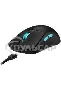 Мышь беспроводная/проводная ASUS ROG Harpe Ace Aim Lab Edition черный, 36000 dpi, радиоканал, Bluetooth, USB, кнопки - 5