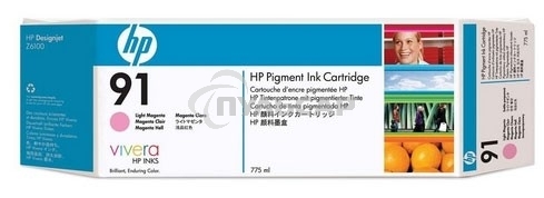 Картридж струйный HP №91 C9468A пурпурный для HP DJ Z6100 (775мл)