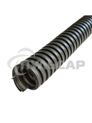 Металлорукав в ПВХ изоляции МРПИ НГ-25 d25мм с протяжкой (уп.50м) ЗЭТА zeta44407