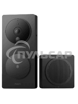 Видеодомофон Aqara Smart Video Doorbell G4, в составе комплекта модели SVD-KIT1 с повторителем Chime Repeater модели SVD-C04