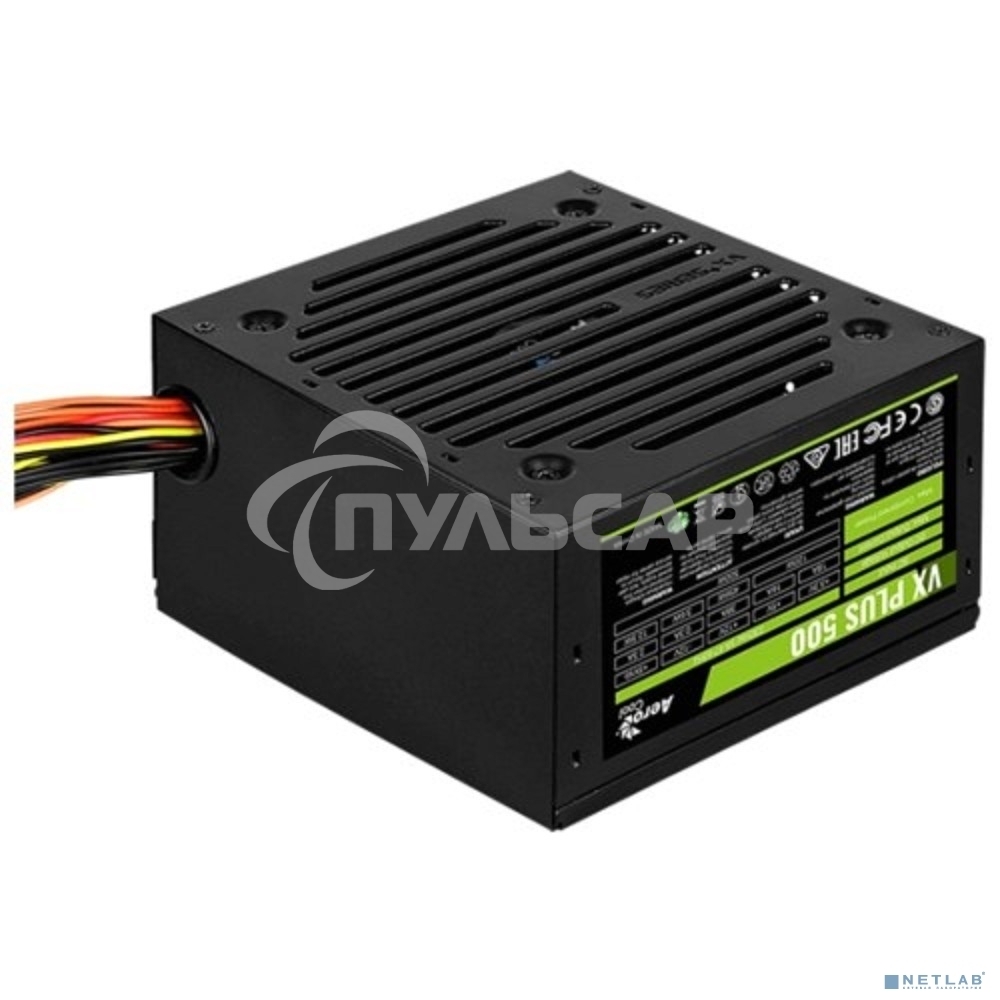 Блок питания Aerocool / Formula ATX 500W AC VX PLUS (20+4pin) 120мм fan 3xSATA RTL