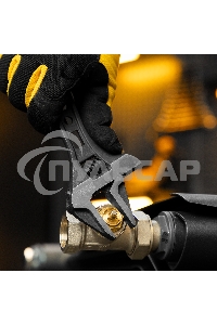 Ключ разводной 155 мм, CrV, кованый, укороченная рукоятка Denzel