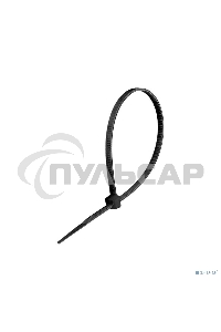 Стяжка (хомут) нейлоновая ExeGate CV66-150x3.6B (нейлон 6.6, 150x3.6мм, неоткрывающаяся, halogen free, -40°C - +85°C, черная, 100 шт)