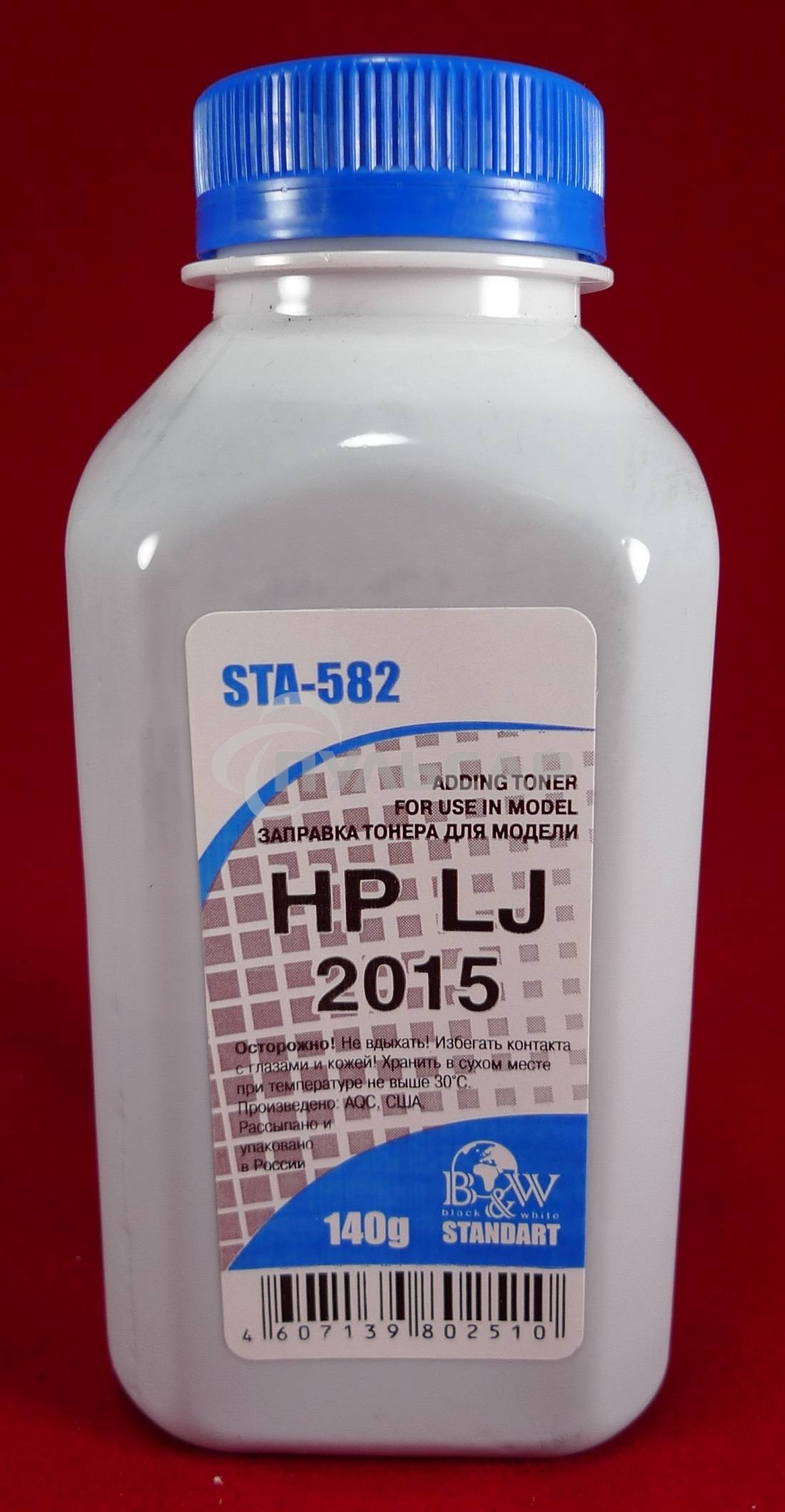 Тонер HP LJ 2015/2014/2727 (фл 140 г.) B&W Standart фас России