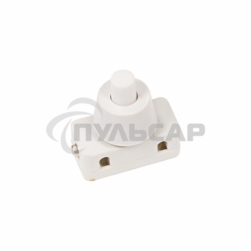 Выключатель-кнопка 250V 2А (2с) ON-OFF белый (для настольной лампы) Rexant