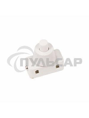 Выключатель-кнопка 250V 2А (2с) ON-OFF белый (для настольной лампы) Rexant