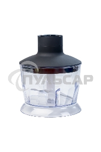 Блендер погружной Galaxy Line GL 2128, серебристый с черным, 800 Вт