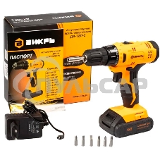 Дрель-шуруповерт Вихрь ДА-18Л-2 72/14/16, Аккумуляторная, 18В