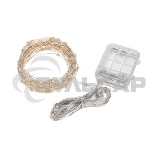 Гирлянда Neon-night Роса 10м, 100 LED, RGB, IP44, на батарейках 3хАА, с пультом 44 режима