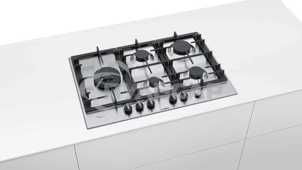 Газовая варочная панель Bosch PCS7A5M90 нержавеющая сталь