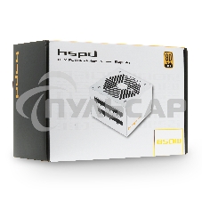 Блок питания HSPD, 850W 80 PLUS Gold (ATX, 3.1, PCIe 5.1, Full modular, 1x24(20+4)pin mesh 550мм, 2xCPU 8(4+4)pin 700мм, 2xPCIe*2 8(6+2)pin 600+150мм, 1x12VHPWR PCIe 5.1 12+4pin 600W 600мм, 3xSATA*3 450+150+150мм, 1xMOLEX4pin*3 450+150+150мм, Active, 120x