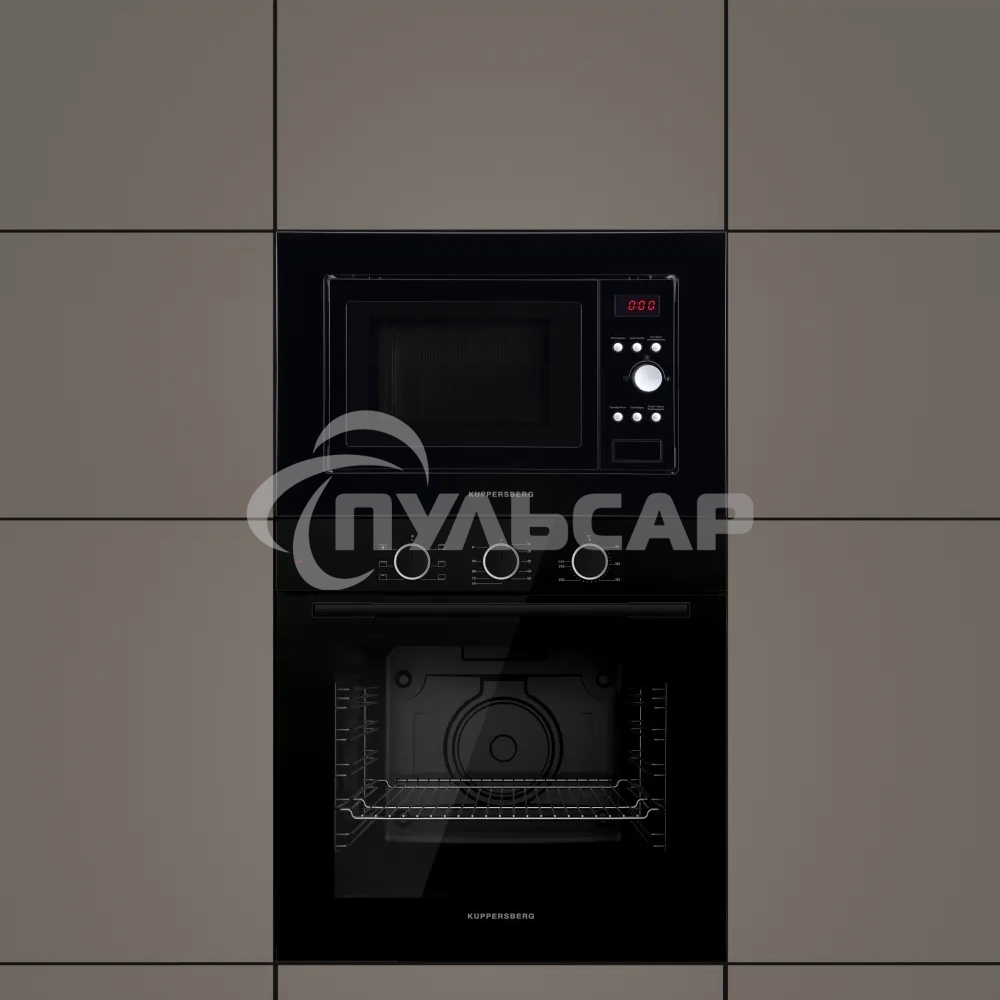 Микроволновая печь встраиваемая Kuppersberg HMW 615 B 18 л, 700 Вт, 8 программ, черный