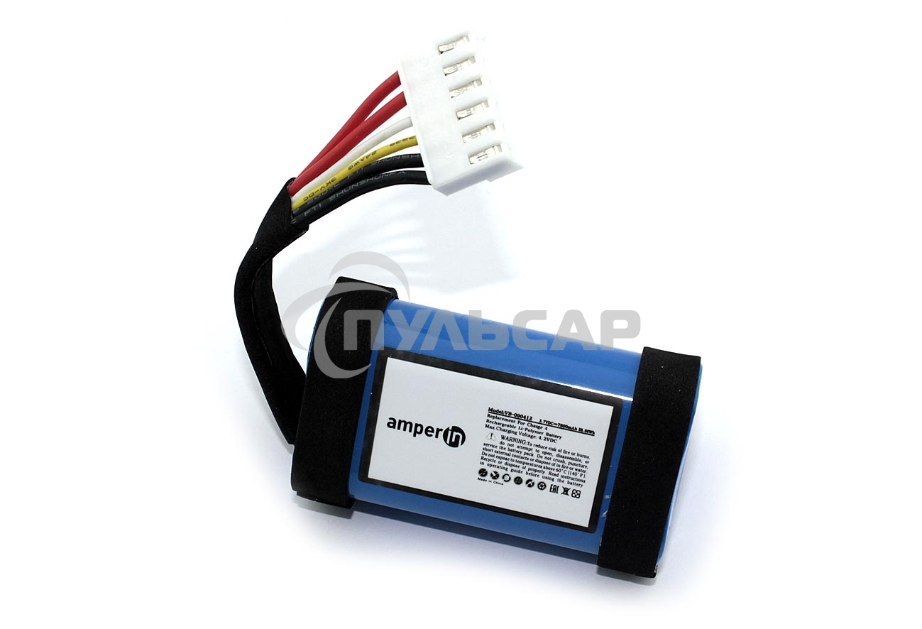 Аккумуляторная батарея Amperin для JBL Charge 4  3.7V  7800mAh  28.86Wh