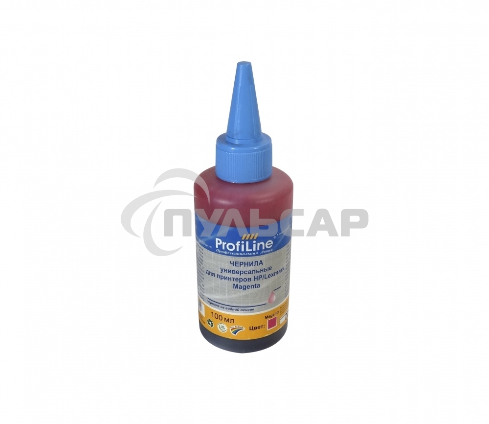 Чернила для принтеров HP/Lexmark универсальные Magenta 100 мл водн ProfiLine