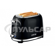 Тостер Centek СТ-1432 черный/стальной