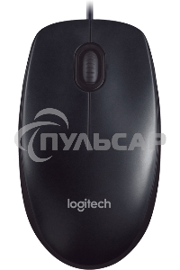 Мышь проводная Logitech M90 черный/серый, 1000 dpi, USB, кнопки - 3