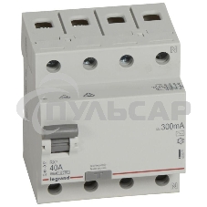 Выключатель дифференциального тока (УЗО) 4п 40А 300мА тип AC RX3 Leg 402071