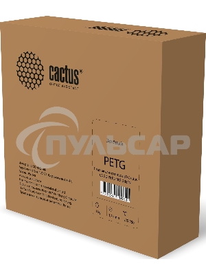 Пластик для принтера 3D Cactus CS-3D-PETG-1KG-GREEN PETG d1.75мм 1кг 1цв.