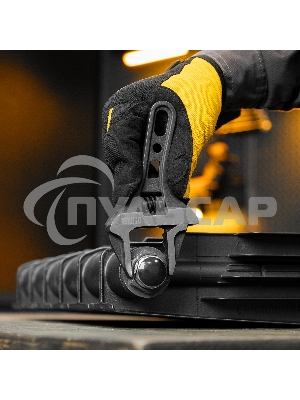 Ключ разводной 155 мм, CrV, кованый, укороченная рукоятка Denzel