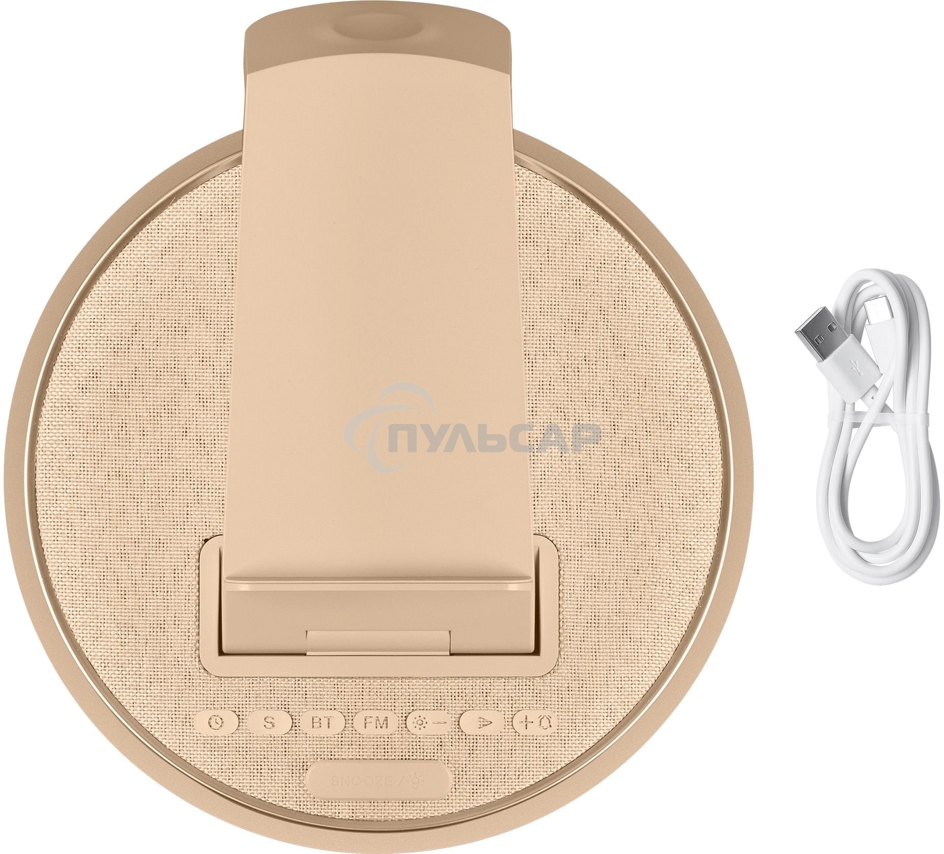 Портативная колонка BBK BTA1110 золотистый 10W 2.0 BT 10м 1800mAh