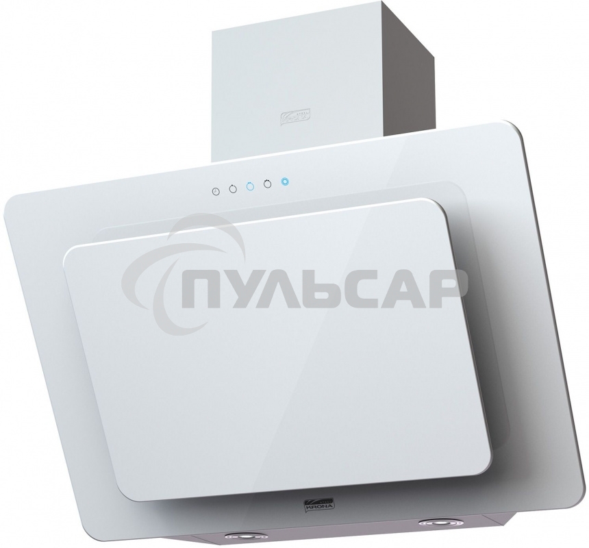 Вытяжка наклонная KRONA Liva 600 S белый, 59.6 см, 715 куб. м/ч, 52 дБ