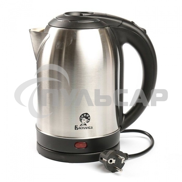 Чайник электрический Василиса Т31-2000 нерж/черный