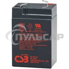 Батарея CSB GP 645 (6V 4.5Ah) клеммы F1 Батарея CSB GP 645 (6V 4.5Ah) клеммы F1