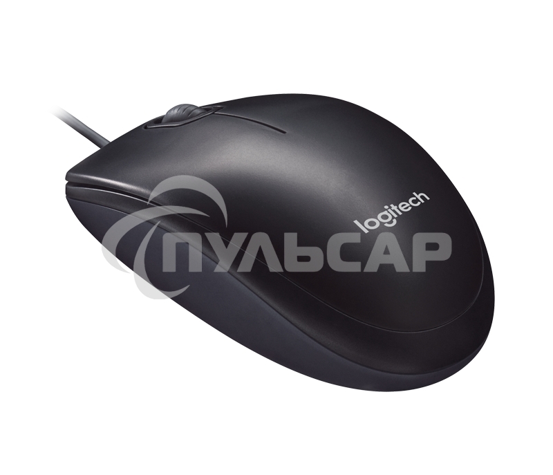 Мышь проводная Logitech M90 черный/серый, 1000 dpi, USB, кнопки - 3