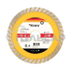 Диск алмазный отрезной KRANZ Turbo волна 125x22.2 мм