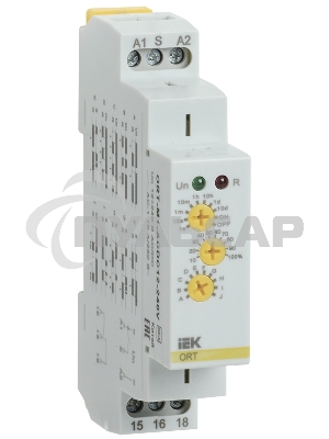 Реле времени ORT многофункциональное 1 конт. 12-240В AC/DC IEK ORT-M1-ACDC12-240V