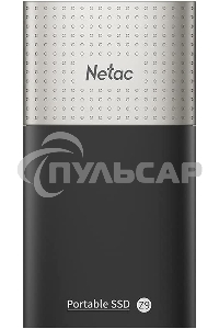 Внешний SSD Netac Z9, 128 GB, USB 3.2 Gen 2 Type-C, R/W 550/480, черный