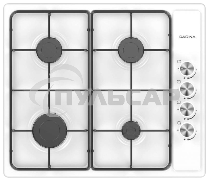 Газовая варочная панель Darina T1 BGM 341 11 W белый