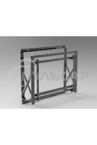 Настенное крепление для видеостен с выдвижным механизмом. Совместимо с 55