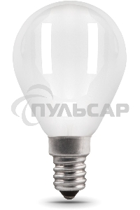 Лампа светодиодная Filament Шар E14 5Вт 4100К OPAL Gauss 105201205