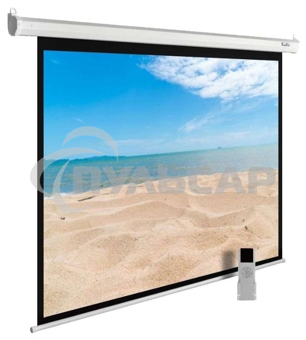 Экран Cactus 180x240см MotoExpert CS-PSME-240x180-WT 4:3 настенно-потолочный рулонный белый (моторизованный привод)